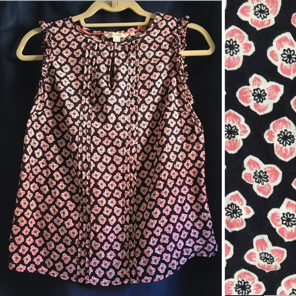 Boden Tops - Boden | Navy Floral Top